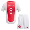 Conjunto (Camiseta+Pantalón Corto) Ajax Kenneth Taylor 8 Primera Equipación 2024-25 - Niño